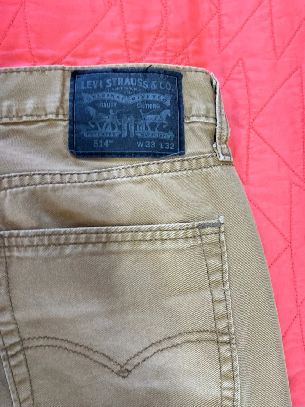 Levi's Men's Khaki Chinos - Light Beige